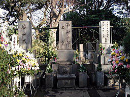 鳩山一郎と妻・薫の墓