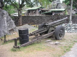 日本軍の大砲