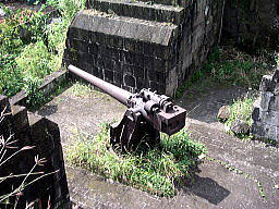 日本軍の大砲